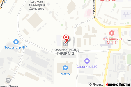 Карта расположения: BMW-STO — Строгино