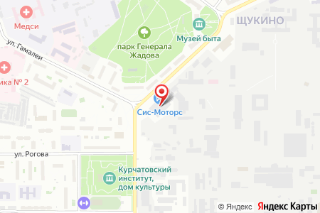 Карта расположения: SIS-MOTORS